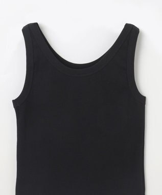 GRACE CONTINENTAL テレコノースリーブ ブラック