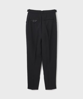 GRACE CONTINENTAL インサイドスリットスリムパンツ ブラック