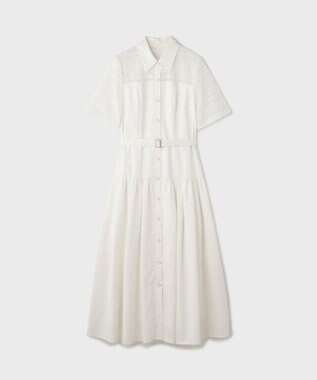 GRACE CONTINENTAL レースドッキングフレアワンピース キナリ