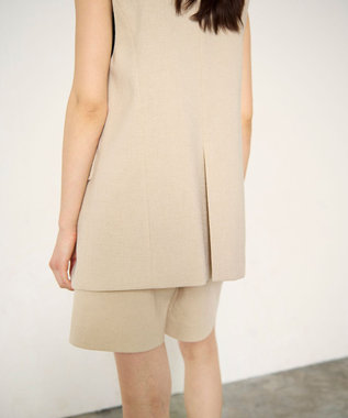 GRACE CONTINENTAL ブッチャーテーラーベスト ベージュ