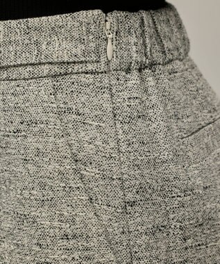 GRACE CONTINENTAL ツイードタックショートパンツ グレー