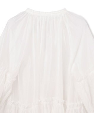 GRACE CONTINENTAL ギャザーカフタントップ キナリ