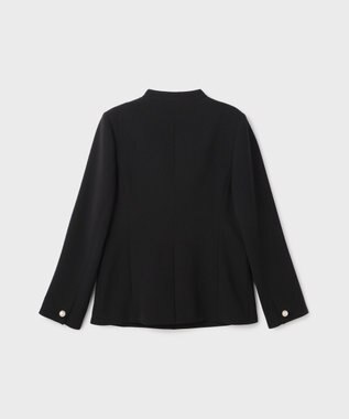 GRACE CONTINENTAL トリアセノーカラージャケット ブラック