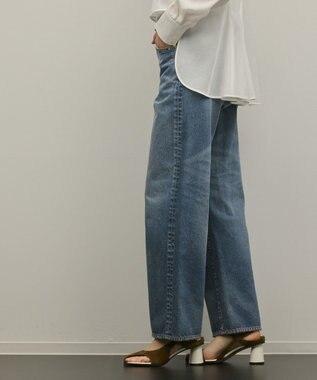 GRACE CONTINENTAL ワイドストレートデニムパンツ インディゴ