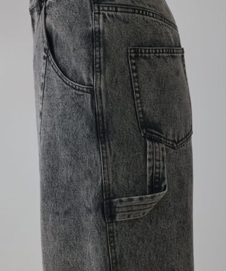 GRACE CONTINENTAL カーブデニムパンツ グレー