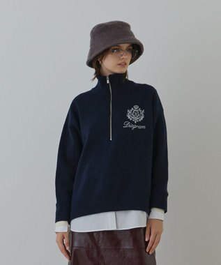 GRACE CONTINENTAL ショートシャギーハット チャコール