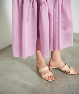 GRACE CONTINENTAL ティアードボリュームスカート ピンク