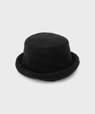 GRACE CONTINENTAL Ferrucio Vecchi ボアハット ブラック