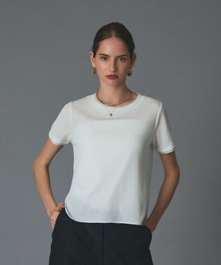 GRACE CONTINENTAL シアーテレコカットトップ ホワイト