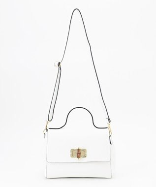 GRACE CONTINENTAL ROBERTA　PRIANIワンハンドルバッグ ホワイト