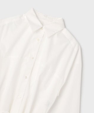 GRACE CONTINENTAL カット刺繍イレギュラーシャツ ホワイト