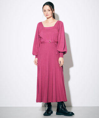 スクエアネックロングニットワンピース Grace Continental Grace Continental グレースコンチネンタル 通販 スクエアネックロングニットワンピース Grace Continental Grace Continental グレースコンチネンタル 通販