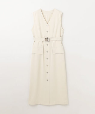 GRACE CONTINENTAL ベルト付ジャンパースカート キナリ