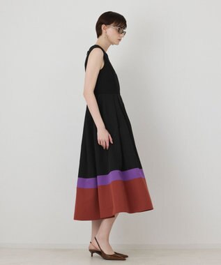 GRACE CONTINENTAL カットソーコンビワンピース ブラック