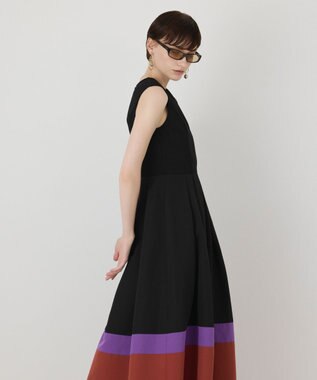 GRACE CONTINENTAL カットソーコンビワンピース ブラック