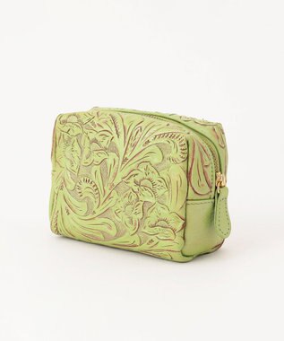 GRACE CONTINENTAL cp_SquarePouch ライトグリーン