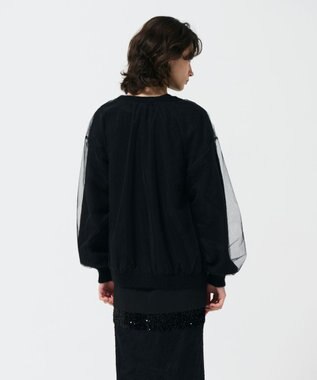 GRACE CONTINENTAL オーバーチュールニットカーディガン ブラック