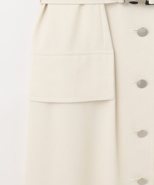 GRACE CONTINENTAL ベルト付ジャンパースカート キナリ