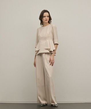 GRACE CONTINENTAL トリアセタックワイドパンツ