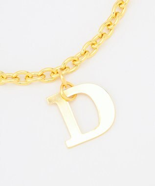 GRACE CONTINENTAL チェーンDモチーフチャーム ゴールド