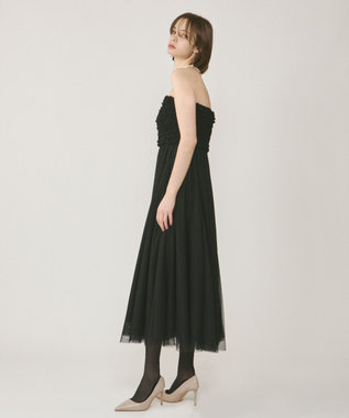 GRACE CONTINENTAL シャーリングベアドレス ブラック