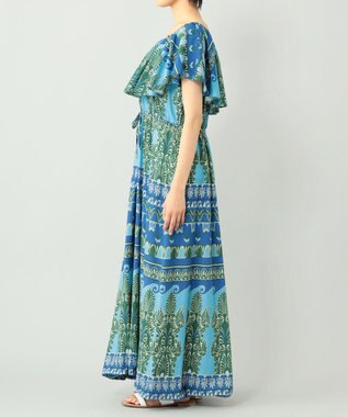 プリントフリルロングワンピース Grace Continental Grace Continental グレースコンチネンタル 通販