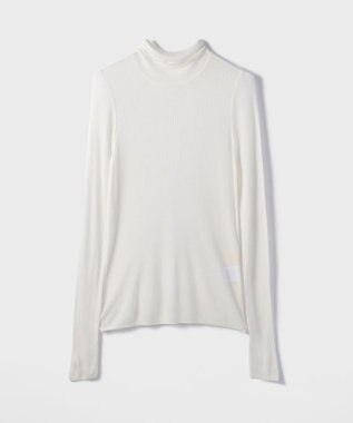 GRACE CONTINENTAL シアーリブニットトップ キナリ