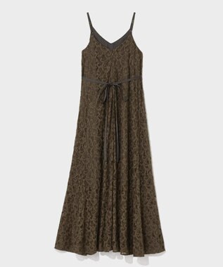 GRACE CONTINENTAL レースキャミドレス ブラウン