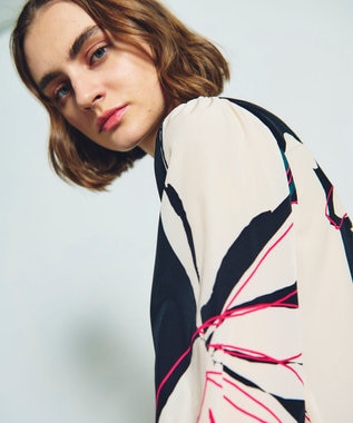 GRACE CONTINENTAL キカラインフラワーワンピース キナリ