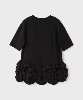 GRACE CONTINENTAL フリルヘムカットトップ ブラック
