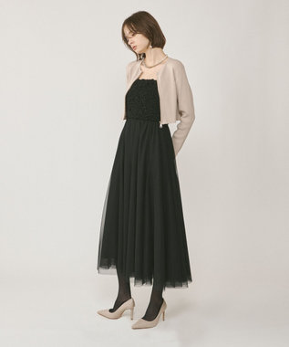GRACE CONTINENTAL シャーリングベアドレス ブラック