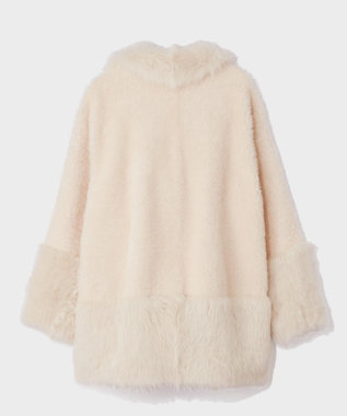 GRACE CONTINENTAL ムートンライダースコート キナリ