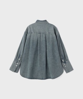 GRACE CONTINENTAL デニム2WAYシャツ ブルー