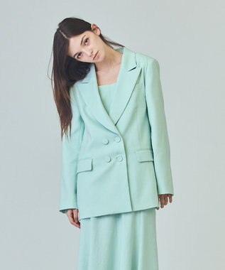 GRACE CONTINENTAL サイドベンツジャケット ミント