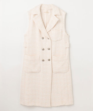 GRACE CONTINENTAL ツイードジレワンピース キナリ