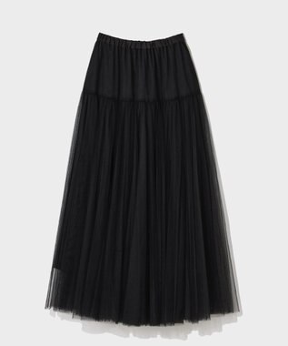 GRACE CONTINENTAL チュールボリュームスカート ブラック