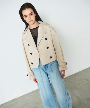 GRACE CONTINENTAL ドルマントレンチジャケット ベージュ