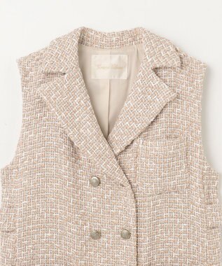 GRACE CONTINENTAL - 未使用品【グレースコンチネンタル】 23AW ツイード2way ジレ ワンピース ツイードジレワンピース / GRACE CONTINENTAL | GRACE