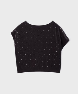 GRACE CONTINENTAL ベロアルーズカットトップ グレー