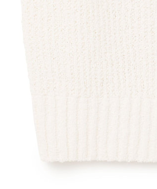 GRACE CONTINENTAL バイカラーニットノースリーブ ホワイト