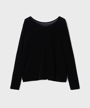 GRACE CONTINENTAL フロッキーオーバーカットトップ ブラック