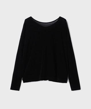 GRACE CONTINENTAL フロッキーオーバーカットトップ ブラック