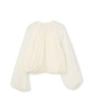 GRACE CONTINENTAL ギャザーチュールブルゾン キナリ