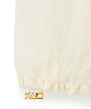 GRACE CONTINENTAL ギャザーチュールブルゾン キナリ