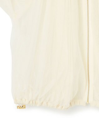 GRACE CONTINENTAL ギャザーチュールブルゾン キナリ