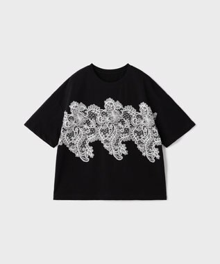 GRACE CONTINENTAL レースTシャツ ブラック