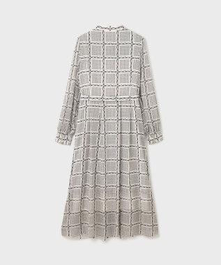 GRACE CONTINENTAL チェーンチェックプリントワンピース キナリ