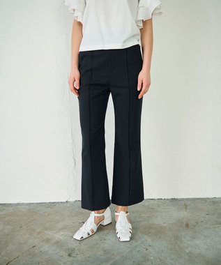 GRACE CONTINENTAL スリムフレアパンツ ブラック