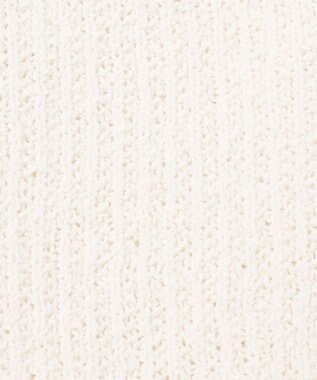 GRACE CONTINENTAL バイカラーニットノースリーブ ホワイト