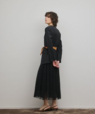 GRACE CONTINENTAL デザインフロントジャケット ブラック